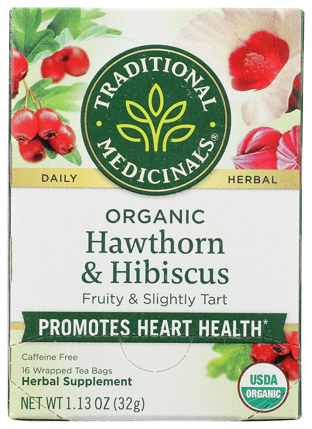 Traditional Medicinals Glog i Hibiskus Čaj - slika 1